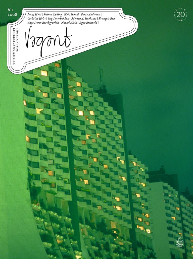 Omslag Vagant 1/2008 (Heftet)