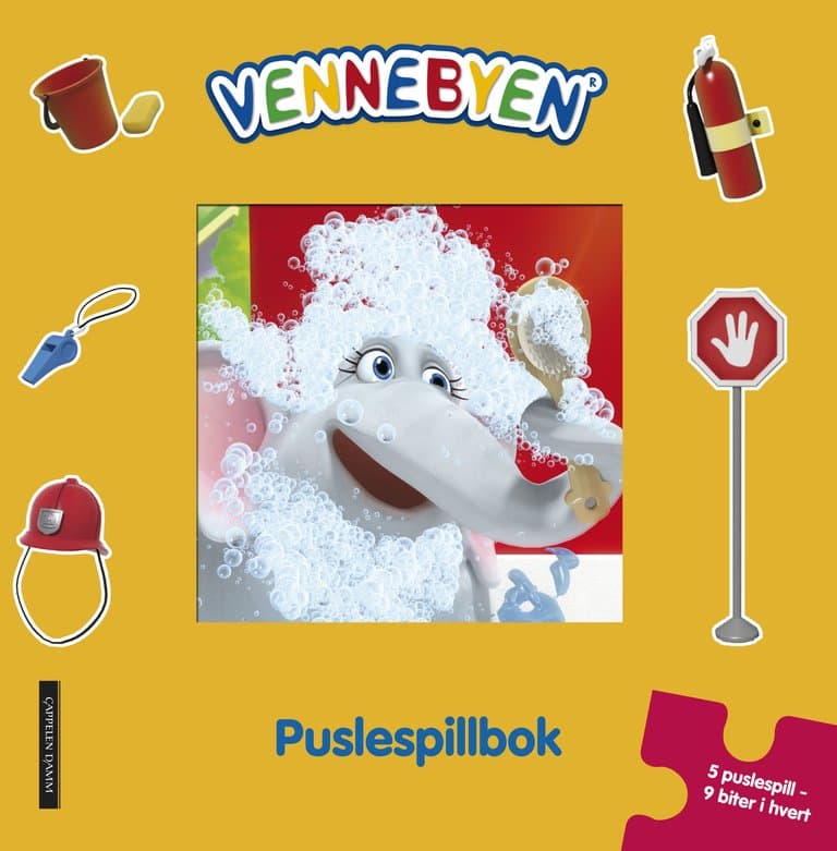 Omslag Vennebyen puslespillbok av CreaCon Entertainment AS (Innbundet)