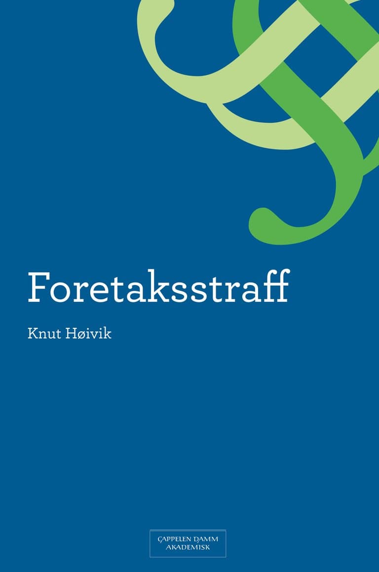 Omslag Foretaksstraff av Knut Høivik (Innbundet)