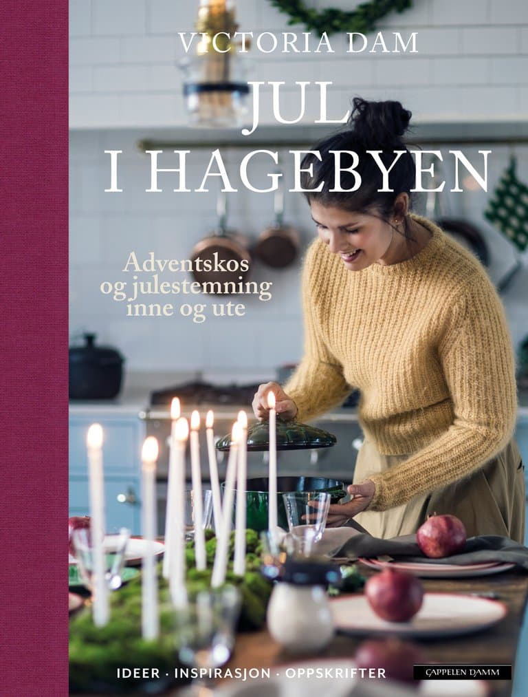 Omslag Jul i hagebyen av Victoria Dam (Innbundet)