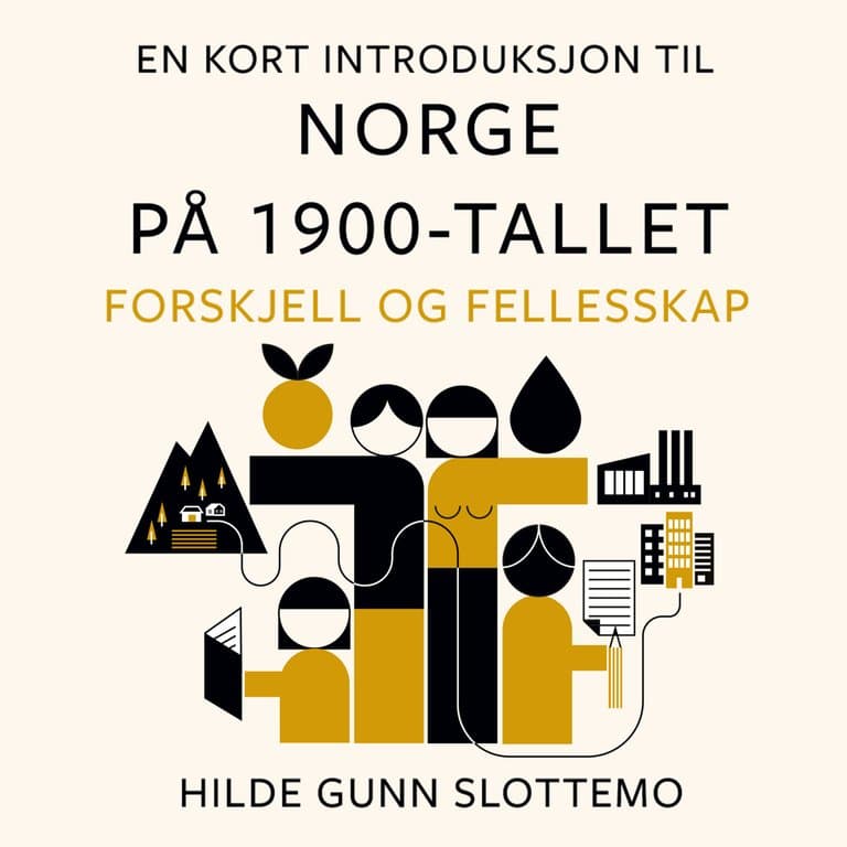 Omslag En kort introduksjon til Norge på 1900-tallet av Hilde Gunn Slottemo (Lydbok)