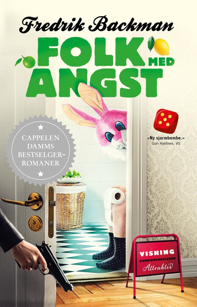 Omslag Folk med angst av Fredrik Backman (Heftet)