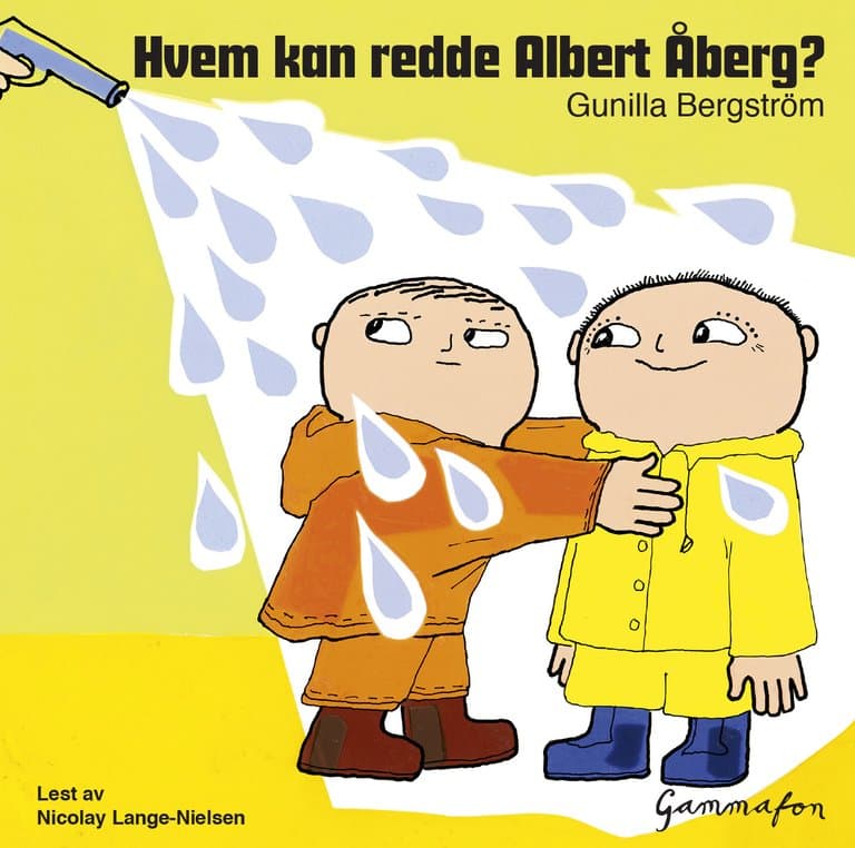 Omslag Hvem kan redde Albert Åberg? av Gunilla Bergström (Lydbok)