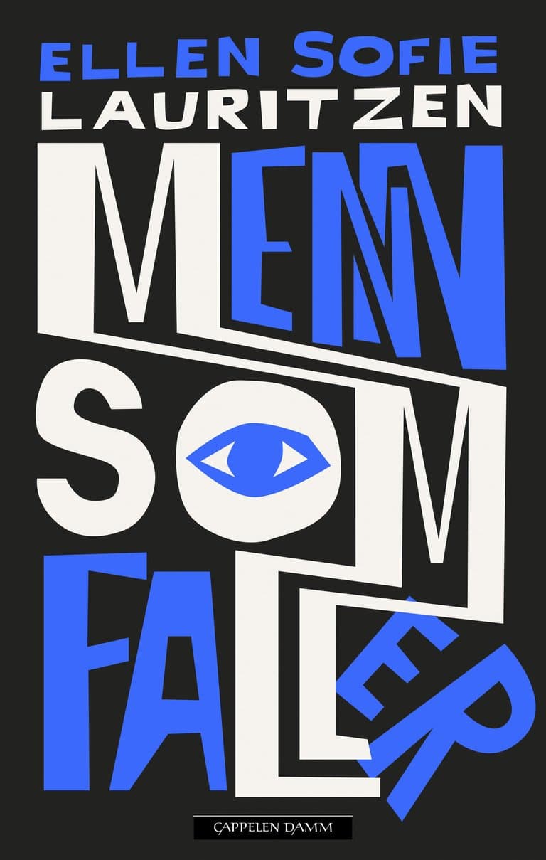 Omslag Menn som faller av Ellen Sofie Lauritzen (Innbundet)