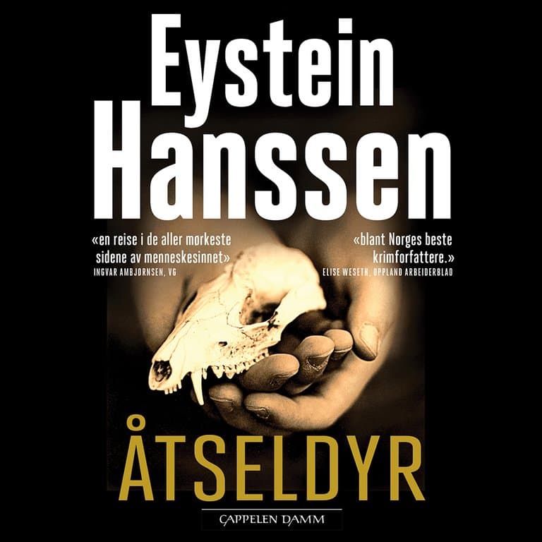 Omslag Åtseldyr av Eystein Hanssen (Lydbok)