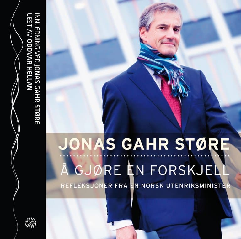 Omslag Å gjøre en forskjell av Jonas Gahr Støre (Lydbok)