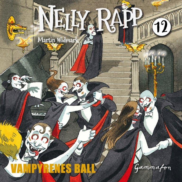 Omslag Nelly Rapp - Vampyrenes ball av Martin Widmark (Lydbok)