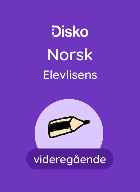 Omslag Disko SF Norsk (Digital tjeneste)
