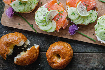 Oppskrift på magevennlige bagels