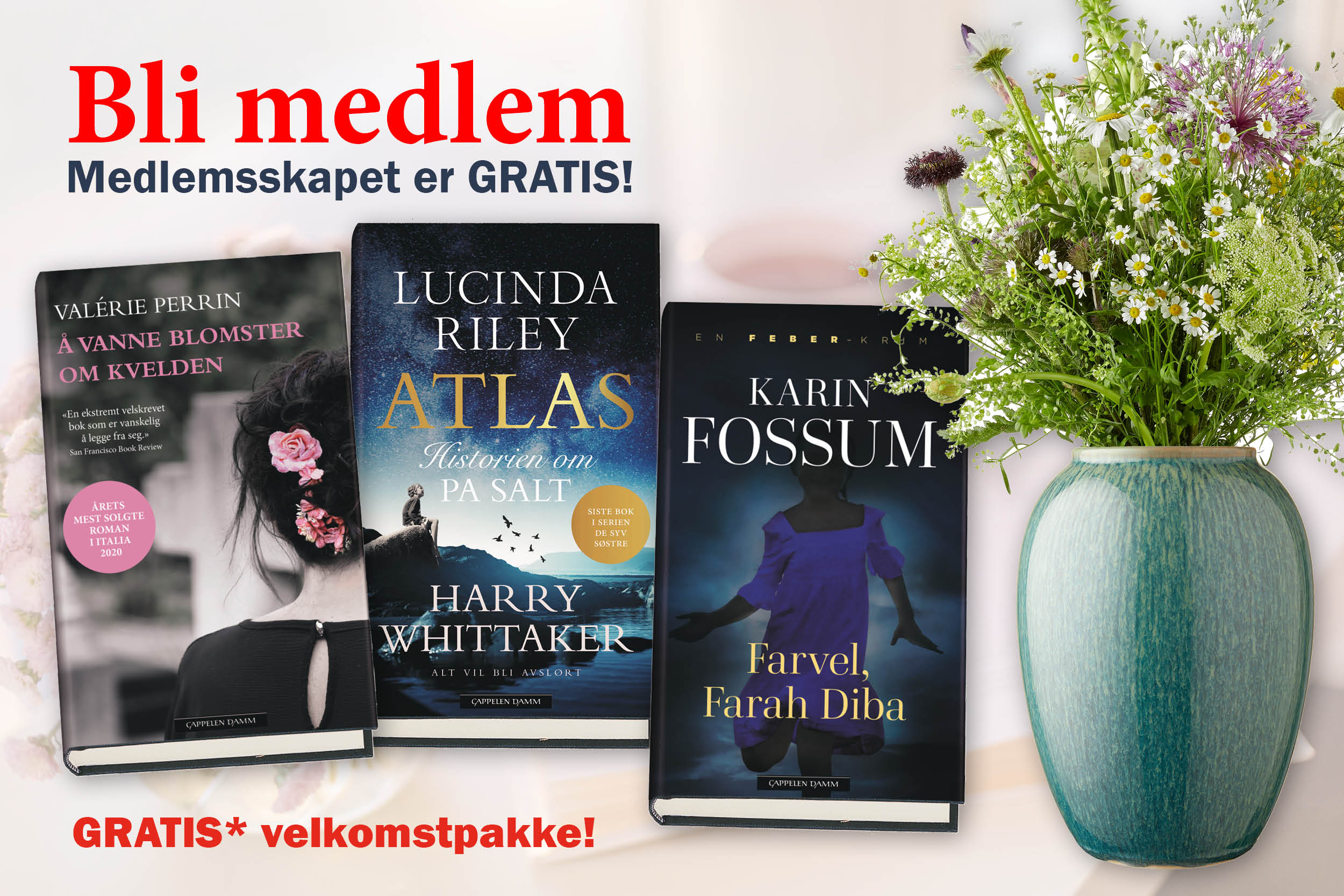 Bli medlem i Bestselgerklubben
