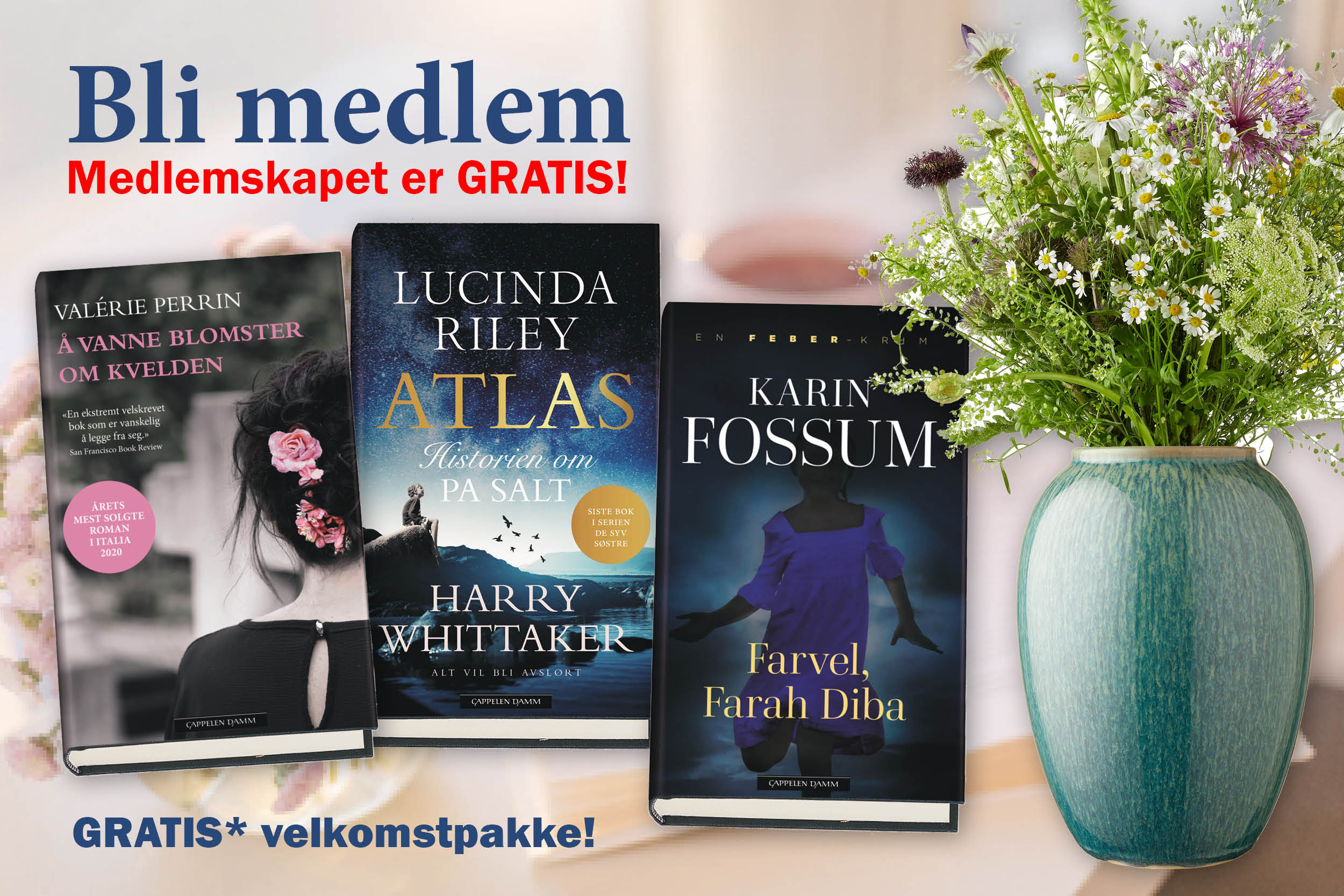 Bli medlem i Bestselgerklubben
