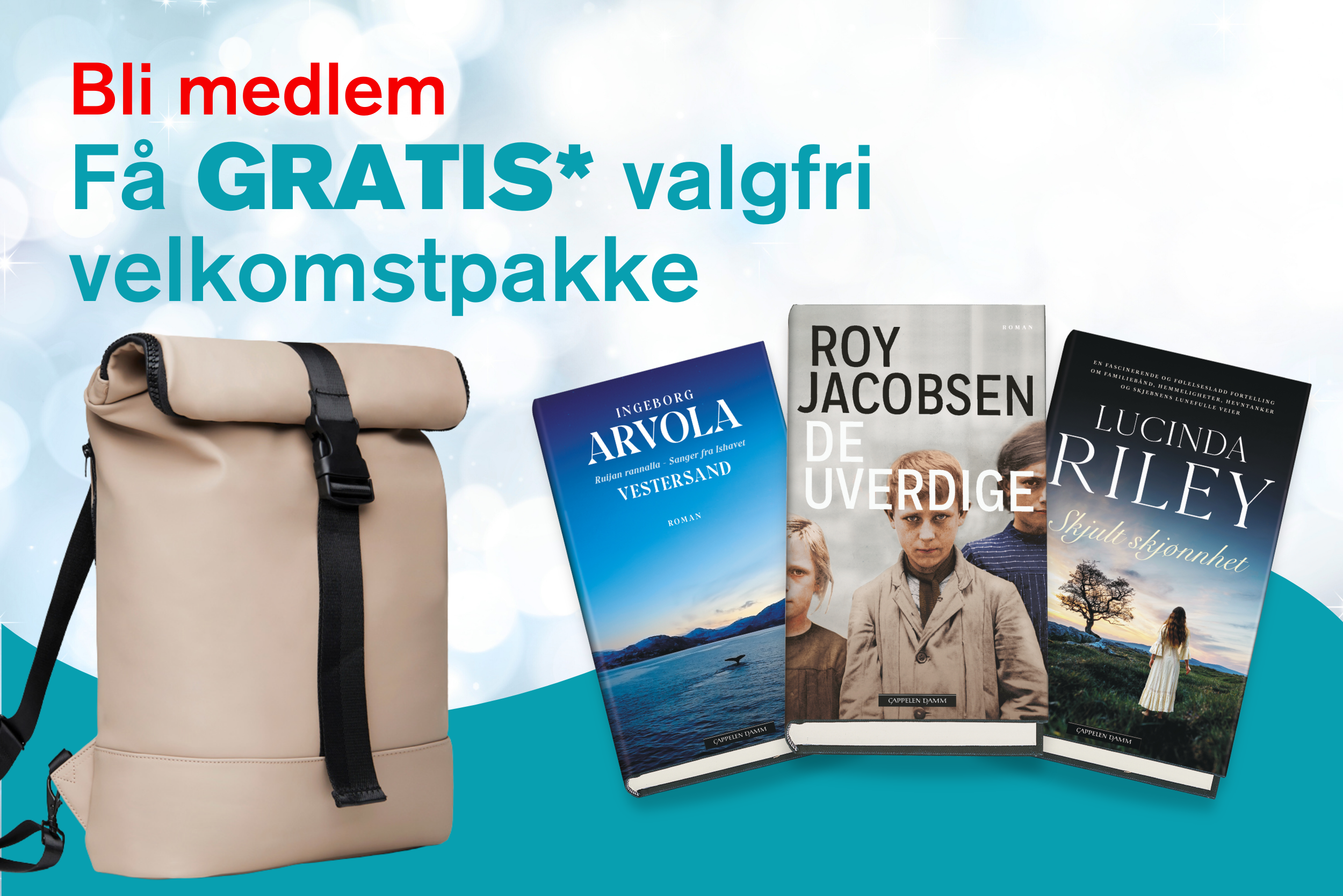 Bli medlem i Bestselgerklubben - medlemskapet er GRATIS!