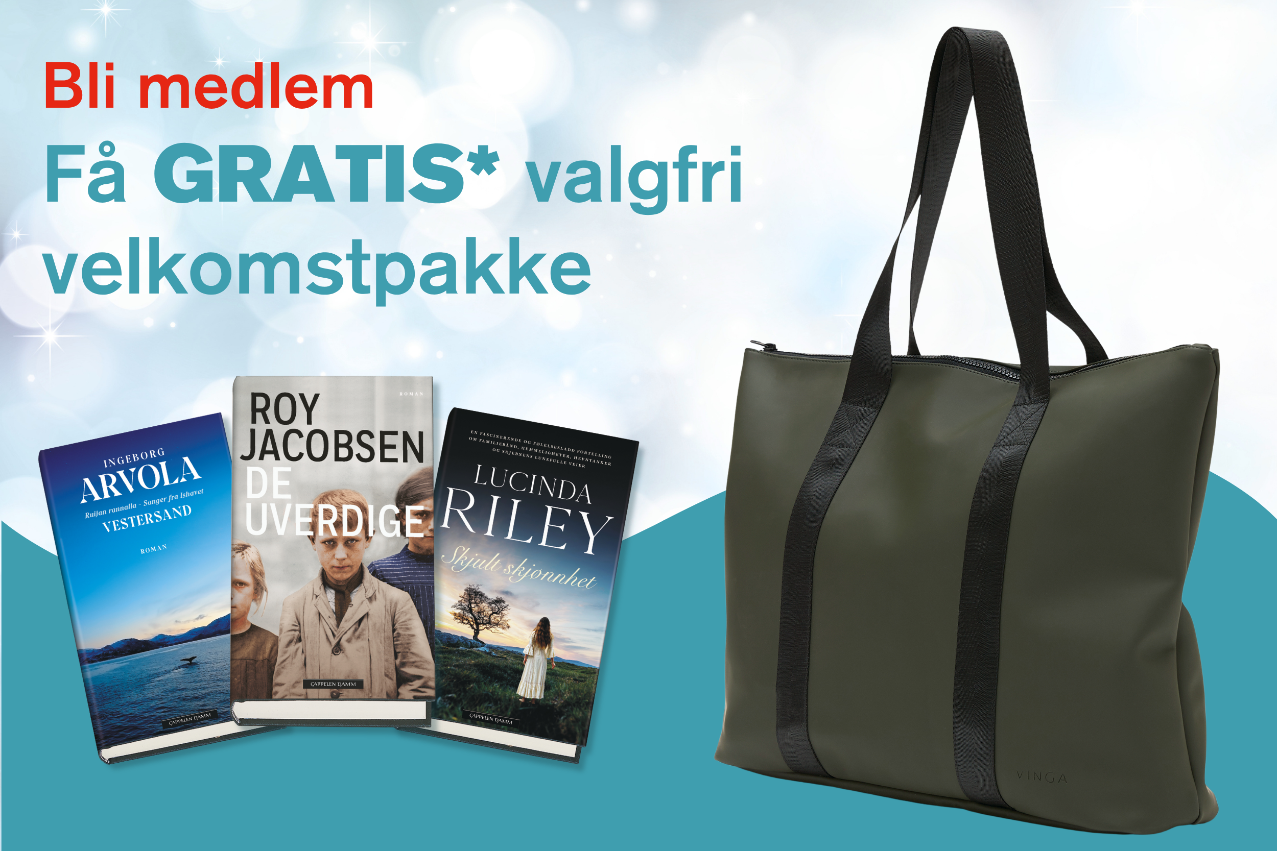 Bli medlem i Bestselgerklubben - medlemskapet er GRATIS!