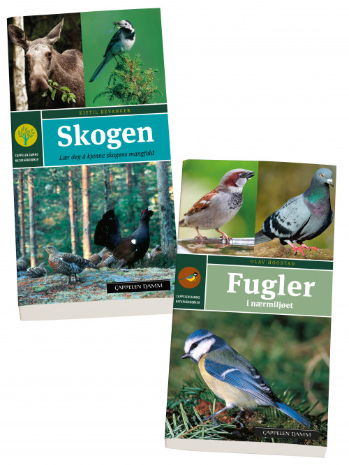 Omslag - Fugler + Skogen