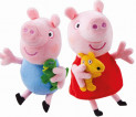 Omslag - Peppa Gris og lillebror Georg - 2 kosebamser 