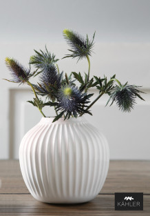 Kähler Hammershøi liten vase hvit, H125