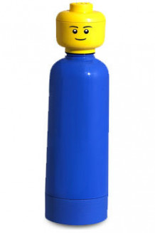 Lego drikkeflaske, blå