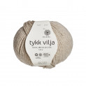 Omslag - Tykk Vilja-garn lys gråmelert