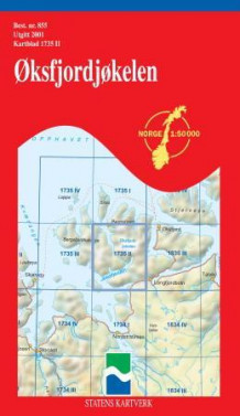 Øksfjordjøkelen (Kart, falset)