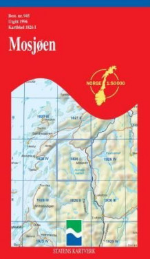 Mosjøen (Kart, falset)
