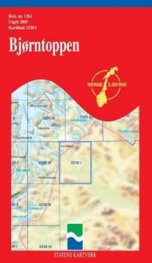 Bjørntoppen (Kart, falset)
