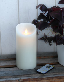 Batterilys med blafrende flamme Batterilys med blafrende flamme
