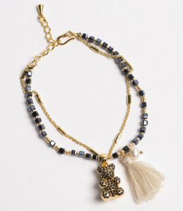 Omslag - Bamsearmbånd med zirkoria-sten