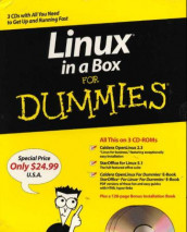 Linux in a box for dummies av John Hall, Michael Meadhra og Nicholas Wells (CD-ROM)