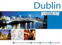 Dublin. Popoutmap. Pakke á 10 stk (Diverse trykk)