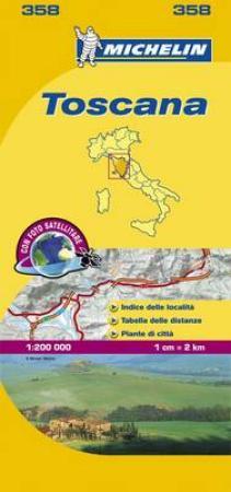 Toscana (MI 358) av Michelin (Kart, falset)