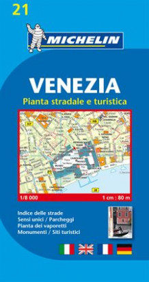 Venezia MI 21 av Michelin (Kart, falset)