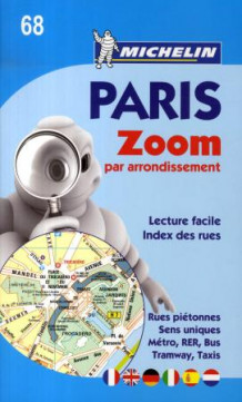 Paris etter arrondissement MI 9068 (Kart, falset)