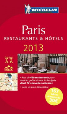 Paris 2013 MI rød guide av Michelin (Innbundet)
