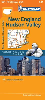 USA - New England (MI 581) av Michelin (Kart, falset)