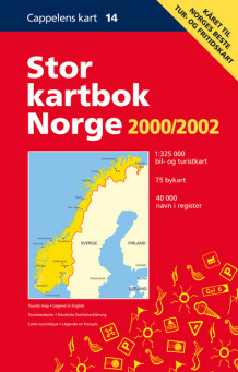 Stor kartbok norge ck 14 1:325 000 (Spiral)