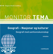 Monitor Tema Geografi - Nasjonar og kulturar CD av Magnus Henrik Sandberg (Lydbok-CD)