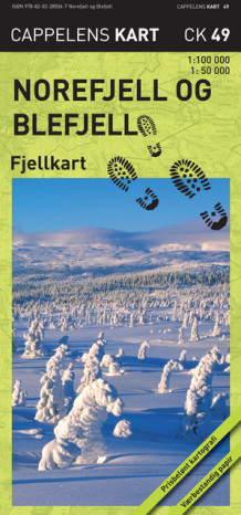 Norefjell og Blefjell fjellkart (CK49) (Kart, falset)