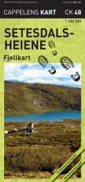 Omslag - Setesdalsheiene fjellkart (CK 48)