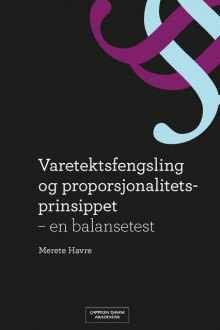 Varetektsfengsling og proporsjonalitetsprinsippet av Merete Havre (Innbundet)