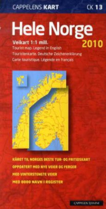 Hele Norge 2010 (Kart, falset)