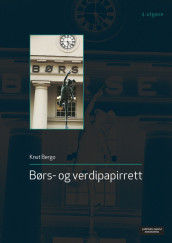 Børs- og verdipapirrett av Knut Bergo (Innbundet)