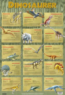 Dinosaurer. Lek og lær plakater. 5 eks. (Plakat)