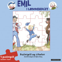 Emil fra Lønneberget Puslespillbok av Astrid Lindgren (Innbundet)