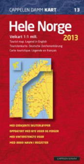 Hele Norge 2013 (Kart, falset)