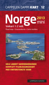 CK 12 Norge mini 2013 f av Cappelen Damm kart (Kart, falset)