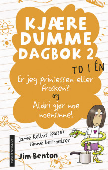 Kjære dumme dagbok 3 og 4 av Jim Benton (Innbundet)