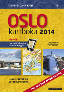 Oslokartboka 2014 (CK 70) av Cappelen Damm kart (Spiral)