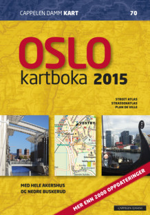 Oslokartboka 2015 av Cappelen Damm kart (Spiral)
