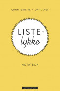 Omslag - Listelykke notatbok