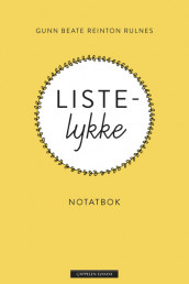 Omslag - Listelykke notatbok